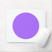 Tapis De Souris Cercle - bleu violet sur blanc (Avec souris)