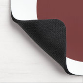 Tapis De Souris Cercle - Brown et blanc (Coin)