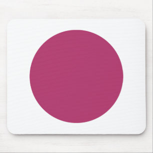 Tapis De Souris Cercle - Crimson et blanc