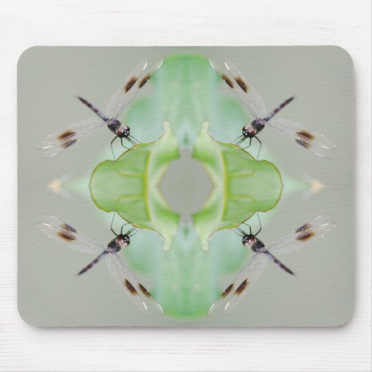 Tapis De Souris Cercle des libellules (Devant)