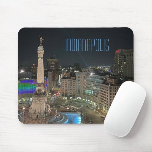 Tapis De Souris Cercle des monuments d'Indianapolis (Avec souris)