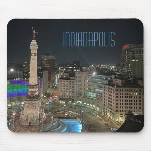 Tapis De Souris Cercle des monuments d'Indianapolis (Devant)