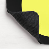 Tapis De Souris Cercle - Lt Jaune et Noir (Coin)