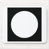 Cercle noir et blanc, conception géométrique simpl