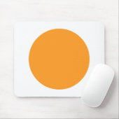 Tapis De Souris Cercle - Orange clair avec blanc (Avec souris)