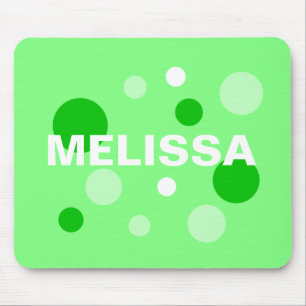 Tapis de souris cercle personnalisés - Vert