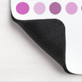 Tapis De Souris cercle-rose (Coin)