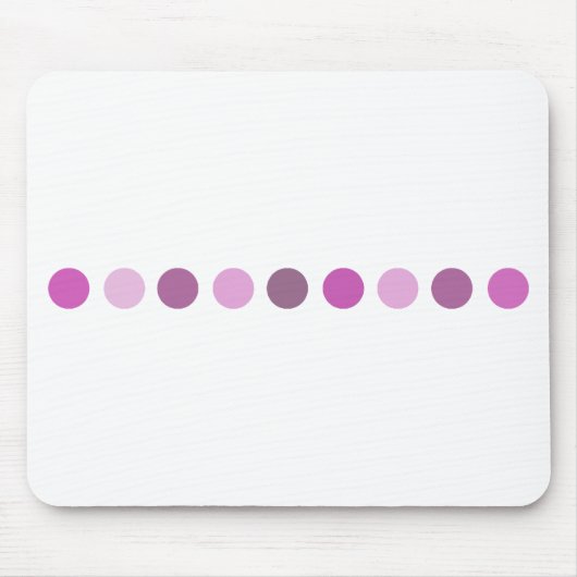 Tapis De Souris cercle-rose (Devant)