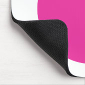 Tapis De Souris Cercle - Rose Dp et blanc (Coin)