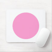 Tapis De Souris Cercle - rose et blanc (Avec souris)