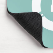 Tapis De Souris Cercle SciFi Futuriste Avec Mention Monogramme Per (Coin)