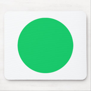Tapis De Souris Cercle - Vert et blanc