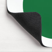 Tapis De Souris Cercle - Vert et blanc de la forêt (Coin)