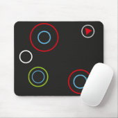 Tapis de souris Cercles (Avec souris)