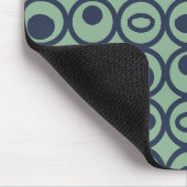 Tapis De Souris Cercles bleus en cercles (Coin)