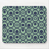 Tapis De Souris Cercles bleus en cercles (Devant)