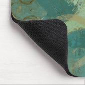 Tapis De Souris Cercles bleus et jaunes (Coin)