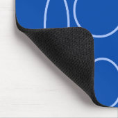 Tapis De Souris Cercles bleus Mousepad (Coin)