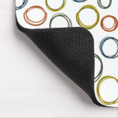 Tapis De Souris Cercles Boho (Coin)