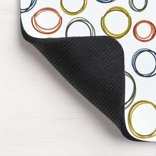 Tapis De Souris Cercles Boho (Coin)