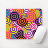 Tapis De Souris Cercles colorés (Avec souris)