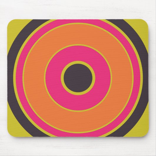 Tapis De Souris Cercles colorés 06 (Devant)