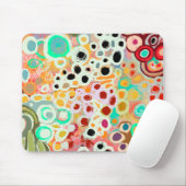 Tapis De Souris cercles drôles (Avec souris)