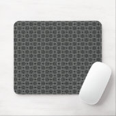 Tapis De Souris Cercles élégants gris foncé Mousepad (Avec souris)