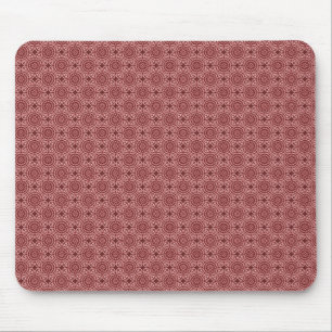 Tapis De Souris Cercles élégants Maroon Mousepad