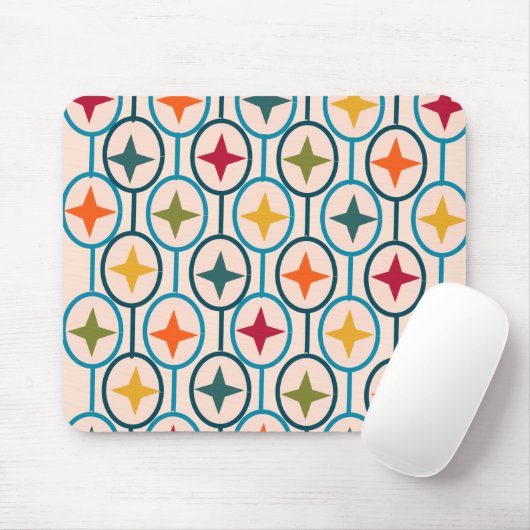 Tapis De Souris Cercles et étoiles (Avec souris)