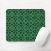 Tapis De Souris Cercles funky Vert Vibrant Mousepad (Avec souris)