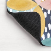 Tapis De Souris Cercles géométriques aquarelle (Coin)