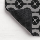 Tapis De Souris Cercles gris rares Mousepad (Coin)