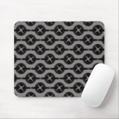 Tapis De Souris Cercles gris rares Mousepad (Avec souris)