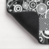 Tapis De Souris Cercles grunges (Coin)