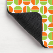 Tapis De Souris Cercles pivotants - Vert et orange (Coin)