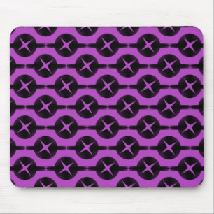 Tapis De Souris Cercles pourpres peu communs Mousepad