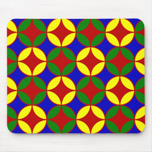 Tapis De Souris Cercles principaux-04-ORDINATEUR MOUSEPAD (Devant)
