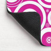 Tapis de souris Cercles Rétro (Coin)