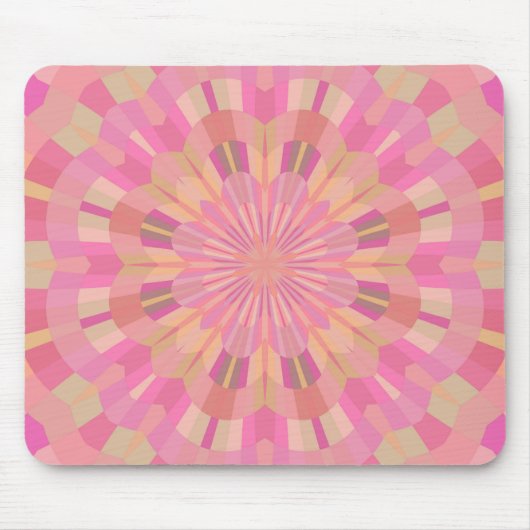 Tapis De Souris Cercles roses (Devant)