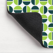 Tapis De Souris Cercles tournants - Tons verts (Coin)