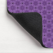 Tapis De Souris Cercles violets élégants Mousepad (Coin)