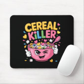 Tapis De Souris Cereal Killer Cartoon Bowl Funny Breakfast (Avec souris)