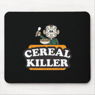Tapis De Souris Cereal Killer Food Pun Humour Costume Amusant Hall