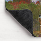 Tapis De Souris Cerf avec ciel bleu rose (Coin)