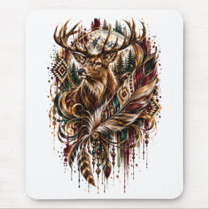 Tapis De Souris Cerf Bohème, Rêvant de Cerfs