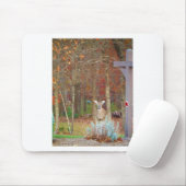 Tapis De Souris Cerf de Noël (Avec souris)