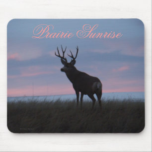 Tapis De Souris Cerf mulet D3 Buck Sunrise