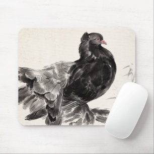 Tapis De Souris Cerf-volant un Pigeon à queue en éventail indien
