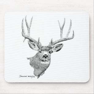 Tapis De Souris Cerfs communs de mule